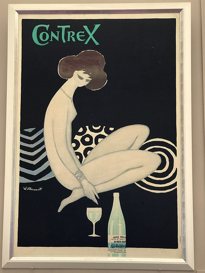 Vintage poster, Hotel Cosmos, Contrexéville 
